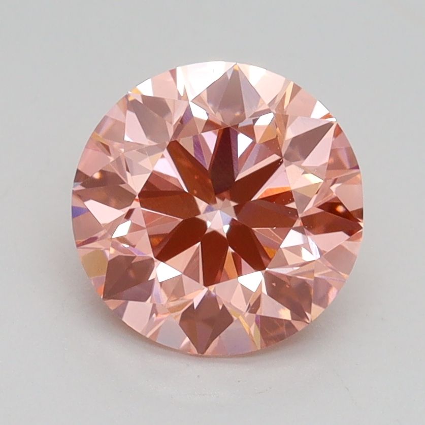 Lab-Grown ROUND Diamond - 1.73 Carat, Fancy Intense Pink Color, VS1 Clarity | Sustainable Luxury, Dazzling Brilliance | IGI | Certified LG538282777