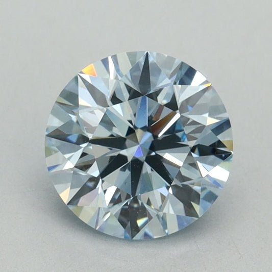 Lab-Grown ROUND Diamond - 1.41 Carat, Fancy Intense Blue Color, VS1 Clarity | Sustainable Luxury, Dazzling Brilliance | IGI | Certified LG636401526