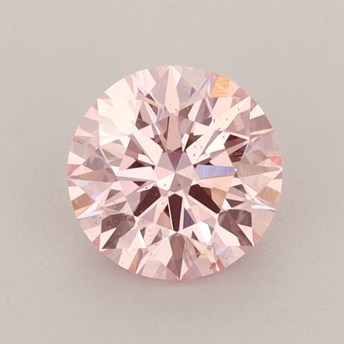 Lab-Grown ROUND Diamond - 0.93 Carat, Fancy Vivid Pink Color, SI1 Clarity | Sustainable Luxury, Dazzling Brilliance | IGI | Certified LG619436160