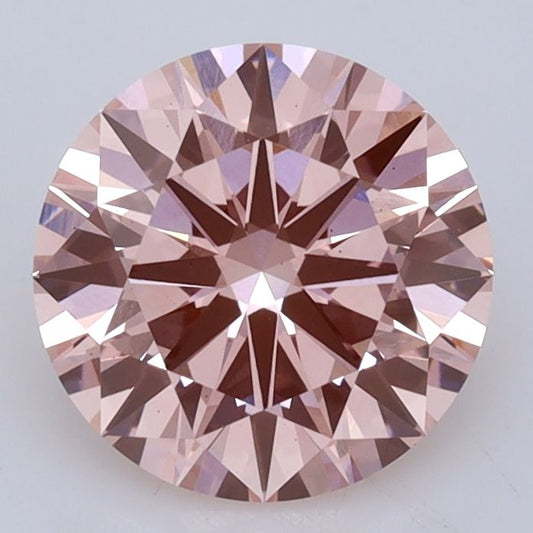 Lab-Grown ROUND Diamond - 2.27 Carat, Fancy Vivid Pink Color, VS2 Clarity | Sustainable Luxury, Dazzling Brilliance | IGI | Certified LG528226497