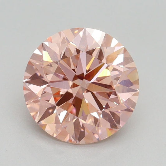 Lab-Grown ROUND Diamond - 2.01 Carat, Fancy Intense Pink Color, VS2 Clarity | Sustainable Luxury, Dazzling Brilliance | IGI | Certified LG536296123