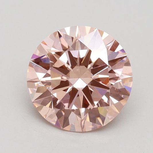 Lab-Grown ROUND Diamond - 2.01 Carat, Fancy Intense Pink Color, VS2 Clarity | Sustainable Luxury, Dazzling Brilliance | IGI | Certified LG532246709