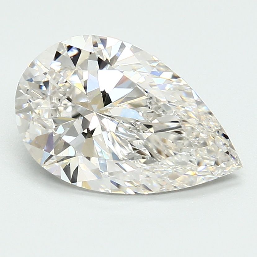 Lab-Grown PEAR Diamond - 3.38 Carats, F Color, VS1 Clarity - Sustainable Luxury and Dazzling Brilliance-IGI·Certified