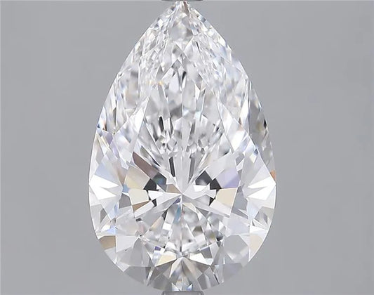 Lab-Grown Pear Diamond - 4.5 Carats, E Color, VS1 Clarity - Sustainable Luxury and Dazzling Brilliance-IGI·Certified