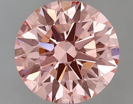 Lab-Grown ROUND Diamond - 0.74 Carat, Fancy Vivid Pink Color, VS1 Clarity | Sustainable Luxury, Dazzling Brilliance | IGI | Certified LG635404355