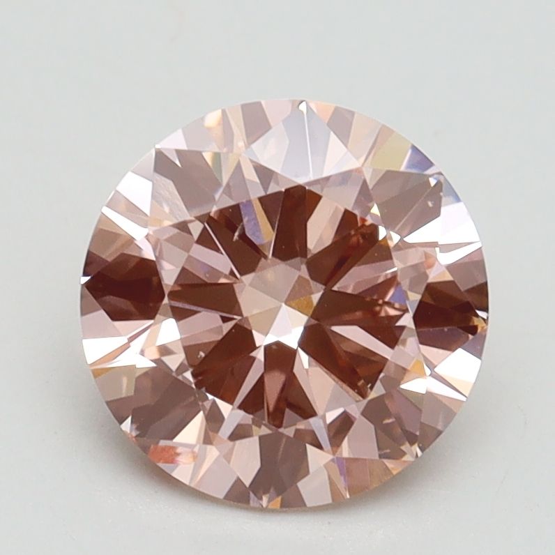 Lab-Grown ROUND Diamond - 1.7 Carat, Fancy Intense Pink Color, SI1 Clarity | Sustainable Luxury, Dazzling Brilliance | IGI | Certified LG538279028