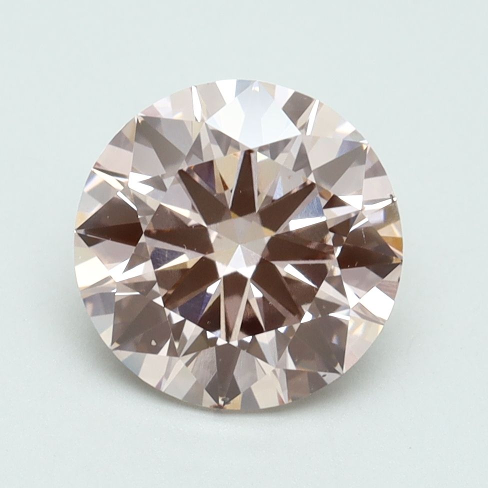 Lab-Grown ROUND Diamond - 2.53 Carat, Fancy Intense Pink Color, VS2 Clarity | Sustainable Luxury, Dazzling Brilliance | IGI | Certified LG614314470