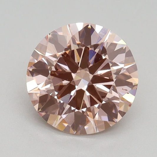 Lab-Grown ROUND Diamond - 1.46 Carat, Fancy Intense Pink Color, VS2 Clarity | Sustainable Luxury, Dazzling Brilliance | IGI | Certified LG536296167