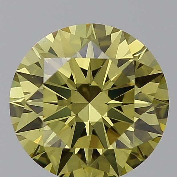 Lab-Grown ROUND Diamond - 1.48 Carat, Fancy Vivid Yellow Color, VS1 Clarity | Sustainable Luxury, Dazzling Brilliance | IGI | Certified LG625498071