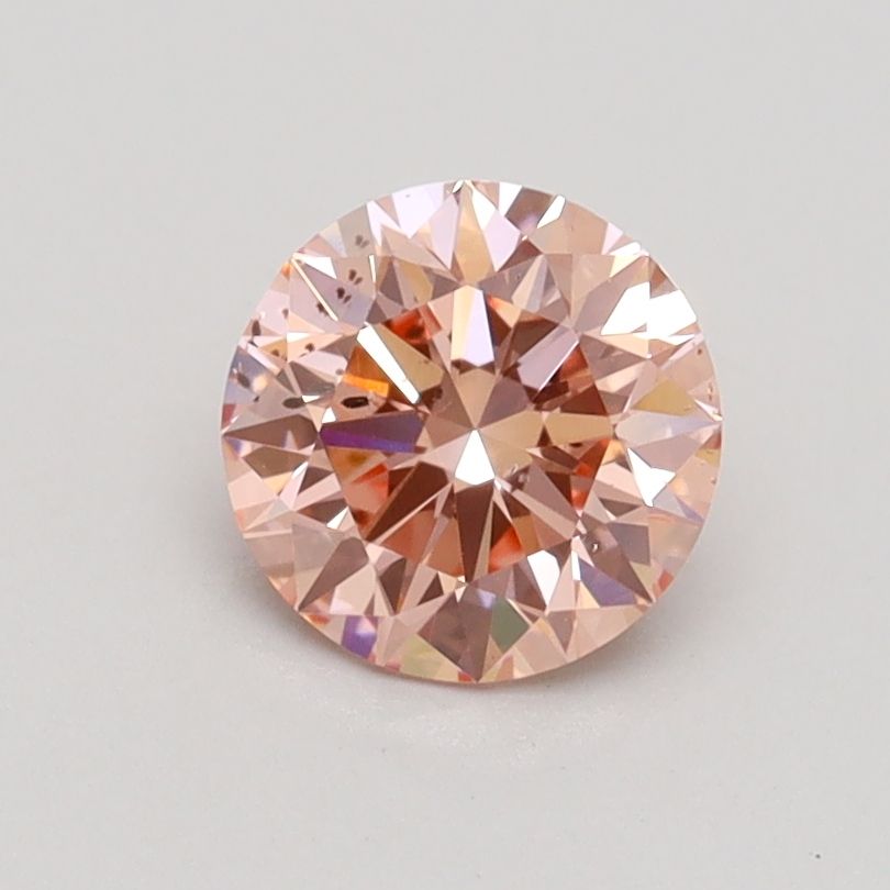 Lab-Grown ROUND Diamond - 0.88 Carat, Fancy Intense Pink Color, SI2 Clarity | Sustainable Luxury, Dazzling Brilliance | IGI | Certified LG539236362