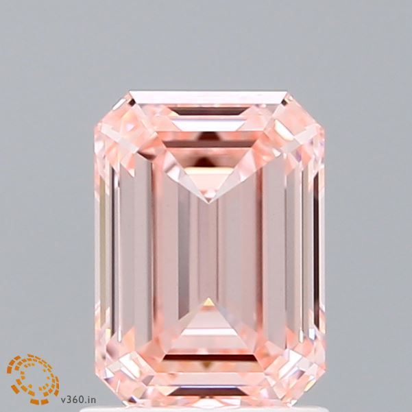 Lab-Grown EMERALD Diamond - 1.5 Carat, Fancy Intense Pink Color, VS1 Clarity | Sustainable Luxury, Dazzling Brilliance | IGI | Certified LG600383222