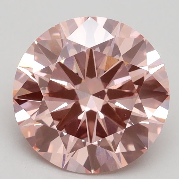 Lab-Grown ROUND Diamond - 2.01 Carat, Fancy Intense Pink Color, VS1 Clarity | Sustainable Luxury, Dazzling Brilliance | IGI | Certified LG538278882