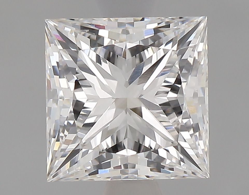 Lab-Grown PRINCESS Diamond - 1.61 Carats, F Color, VVS2 Clarity - Sustainable Luxury and Dazzling Brilliance-IGI·Certified