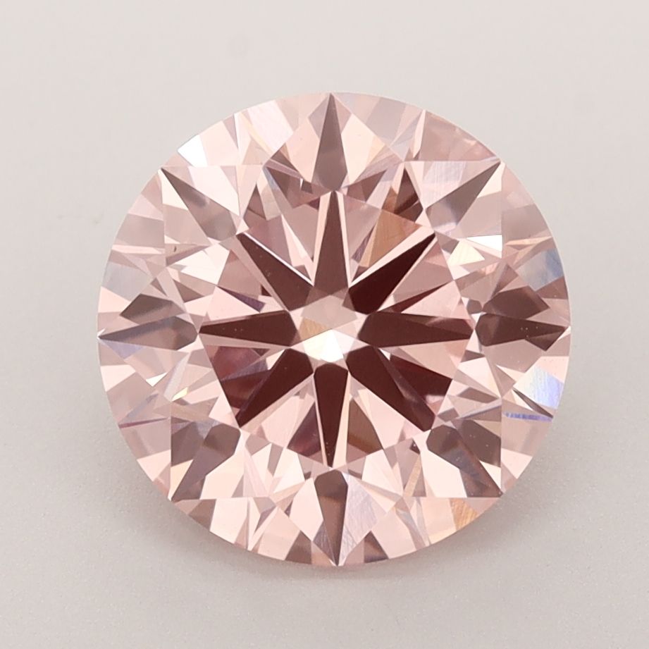 Lab-Grown ROUND Diamond - 3.23 Carat, Fancy Intense Pink Color, VS1 Clarity | Sustainable Luxury, Dazzling Brilliance | IGI | Certified LG582357589