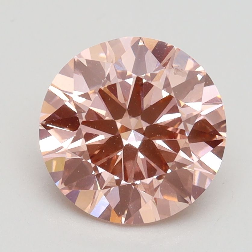 Lab-Grown ROUND Diamond - 2.09 Carat, Fancy Intense Pink Color, VS2 Clarity | Sustainable Luxury, Dazzling Brilliance | IGI | Certified LG532245322