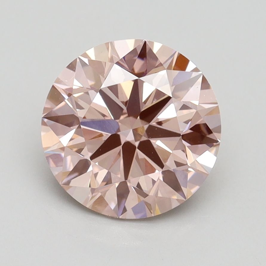 Lab-Grown ROUND Diamond - 2.01 Carat, Fancy Intense Pink Color, VS1 Clarity | Sustainable Luxury, Dazzling Brilliance | IGI | Certified LG536200834