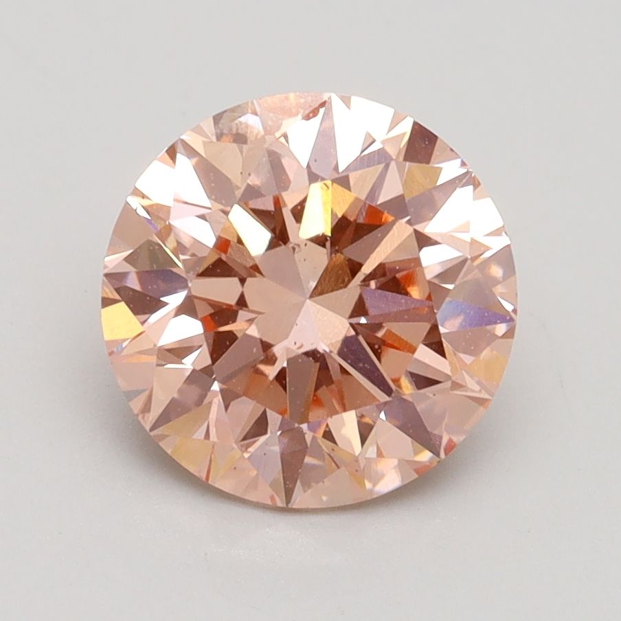 Lab-Grown ROUND Diamond - 2.04 Carat, Fancy Intense Pink Color, SI2 Clarity | Sustainable Luxury, Dazzling Brilliance | IGI | Certified LG539238477