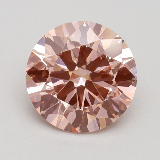 Lab-Grown ROUND Diamond - 2 Carat, Fancy Intense Pink Color, VS2 Clarity | Sustainable Luxury, Dazzling Brilliance | IGI | Certified LG534244399