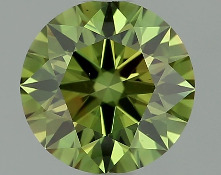 Lab-Grown ROUND Diamond - 0.79 Carat, Fancy Vivid Green Color, VS2 Clarity | Sustainable Luxury, Dazzling Brilliance | IGI | Certified LG643447432