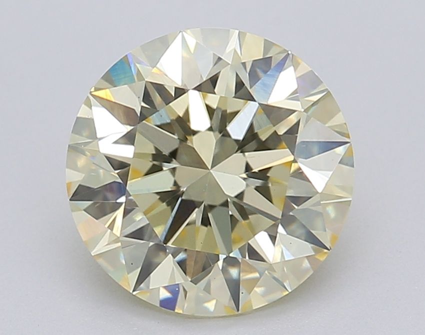 Lab-Grown ROUND Diamond - 2.04 Carat, Fancy Yellow Color, VS2 Clarity | Sustainable Luxury, Dazzling Brilliance | IGI | Certified LG610345353