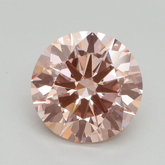 Lab-Grown ROUND Diamond - 2.06 Carat, Fancy Intense Pink Color, VS2 Clarity | Sustainable Luxury, Dazzling Brilliance | IGI | Certified LG536200823