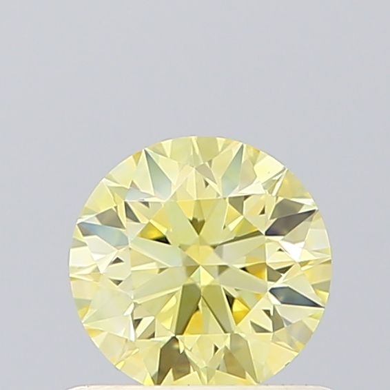 Lab-Grown ROUND Diamond - 0.56 Carat, Fancy Intense Yellow Color, VS1 Clarity | Sustainable Luxury, Dazzling Brilliance | IGI | Certified LG619456550