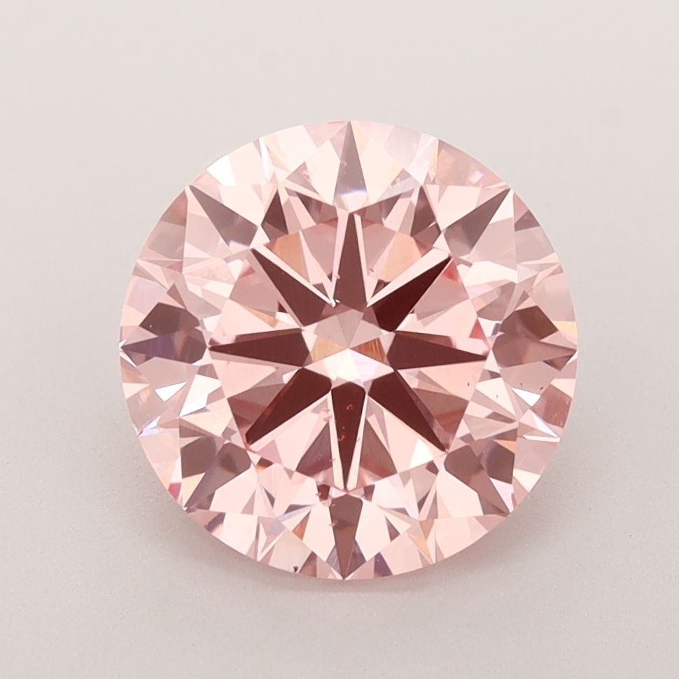 Lab-Grown ROUND Diamond - 3.01 Carat, Fancy Intense Pink Color, VS2 Clarity | Sustainable Luxury, Dazzling Brilliance | IGI | Certified LG584354215