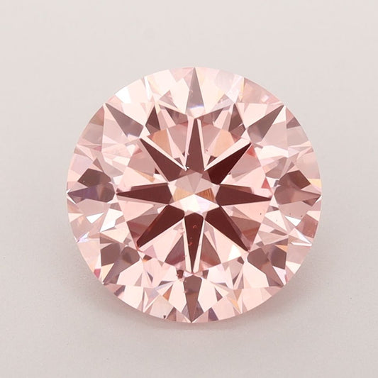 Lab-Grown ROUND Diamond - 3.01 Carat, Fancy Intense Pink Color, VS2 Clarity | Sustainable Luxury, Dazzling Brilliance | IGI | Certified LG584354215