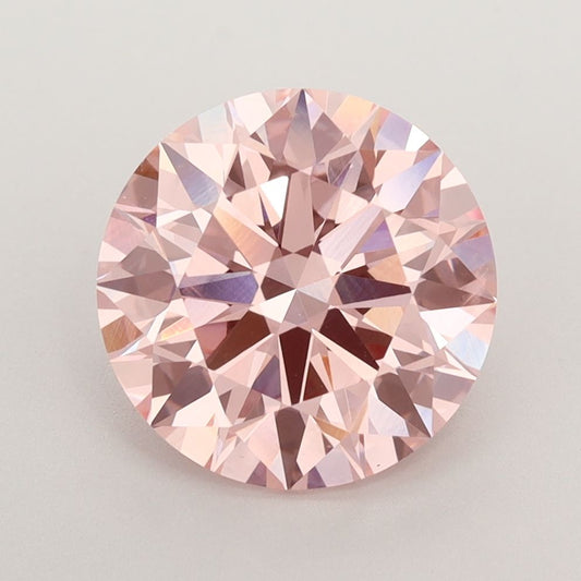 Lab-Grown ROUND Diamond - 3.4 Carat, Fancy Vivid Pink Color, VS1 Clarity | Sustainable Luxury, Dazzling Brilliance | IGI | Certified LG588347731