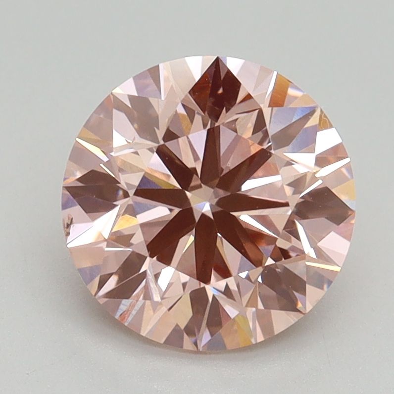 Lab-Grown ROUND Diamond - 2 Carat, Fancy Intense Pink Color, SI1 Clarity | Sustainable Luxury, Dazzling Brilliance | IGI | Certified LG536297283