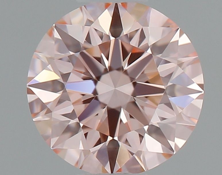 Lab-Grown ROUND Diamond - 0.55 Carat, Fancy Intense Pink Color, VS1 Clarity | Sustainable Luxury, Dazzling Brilliance | IGI | Certified LG646476031