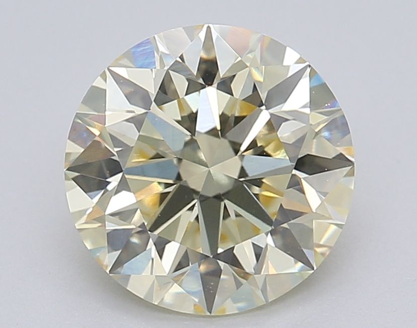 Lab-Grown ROUND Diamond - 2.05 Carat, Light Yellow Color, VS1 Clarity | Sustainable Luxury, Dazzling Brilliance | IGI | Certified LG618485743