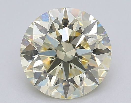 Lab-Grown ROUND Diamond - 2.05 Carat, Light Yellow Color, VS1 Clarity | Sustainable Luxury, Dazzling Brilliance | IGI | Certified LG618485743