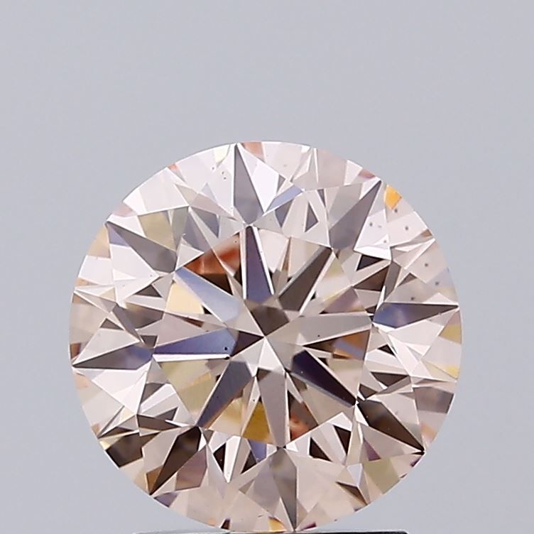 Lab-Grown ROUND Diamond - 2.44 Carat, Fancy Pink Color, VS2 Clarity | Sustainable Luxury, Dazzling Brilliance | IGI | Certified LG526257010