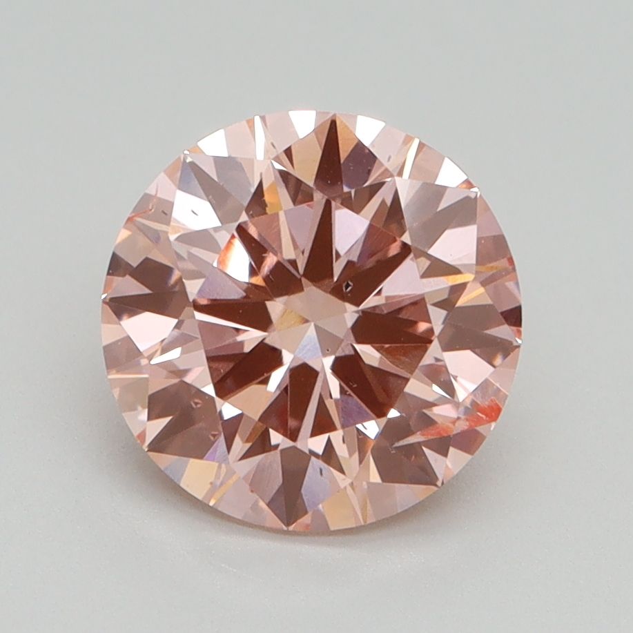 Lab-Grown ROUND Diamond - 2.03 Carat, Fancy Intense Pink Color, SI2 Clarity | Sustainable Luxury, Dazzling Brilliance | IGI | Certified LG536200828