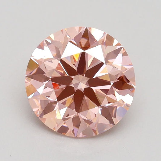 Lab-Grown ROUND Diamond - 2.08 Carat, Fancy Intense Pink Color, VS2 Clarity | Sustainable Luxury, Dazzling Brilliance | IGI | Certified LG517220093