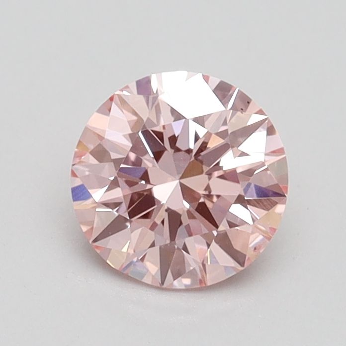 Lab-Grown ROUND Diamond - 0.74 Carat, Fancy Intense Pink Color, VS2 Clarity | Sustainable Luxury, Dazzling Brilliance | IGI | Certified LG532242494