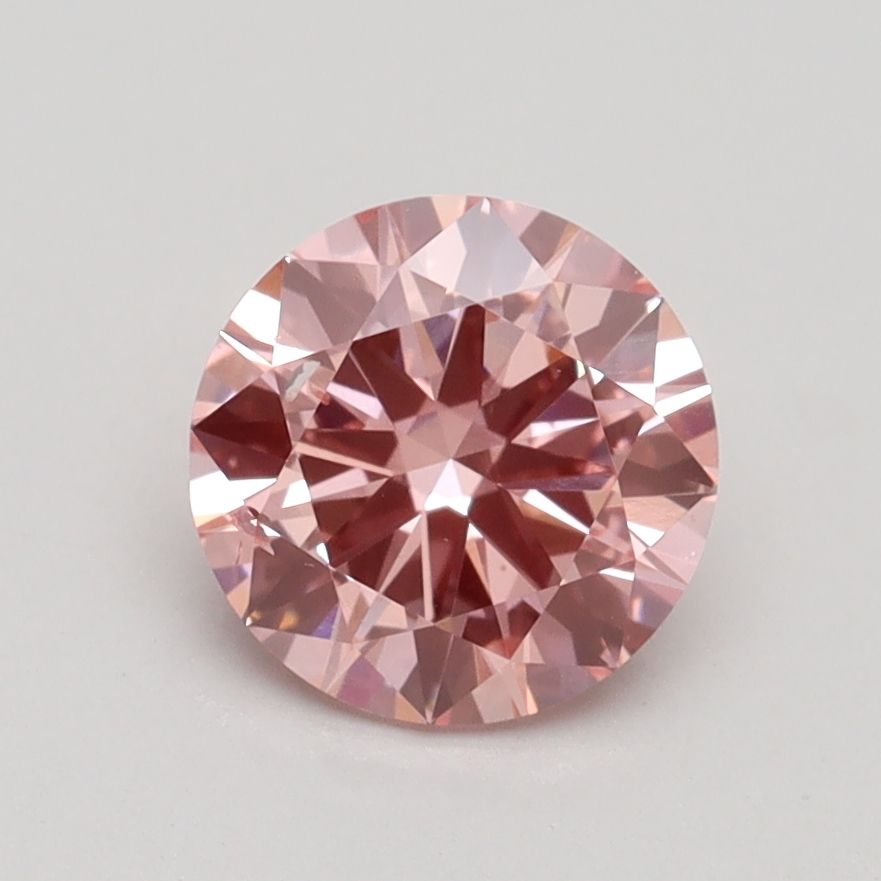 Lab-Grown ROUND Diamond - 1.29 Carat, Fancy Intense Pink Color, SI1 Clarity | Sustainable Luxury, Dazzling Brilliance | IGI | Certified LG539238640