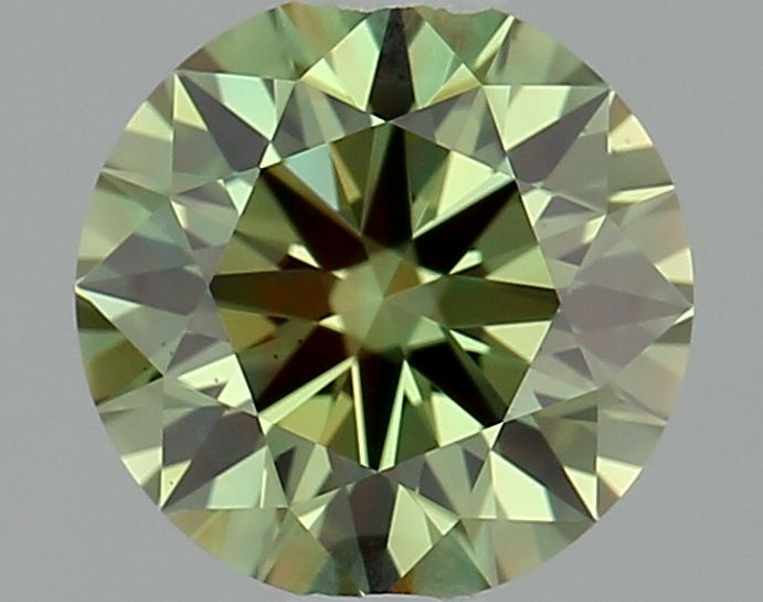 Lab-Grown ROUND Diamond - 0.9 Carat, Fancy Vivid Green Color, VS1 Clarity | Sustainable Luxury, Dazzling Brilliance | IGI | Certified LG642491371