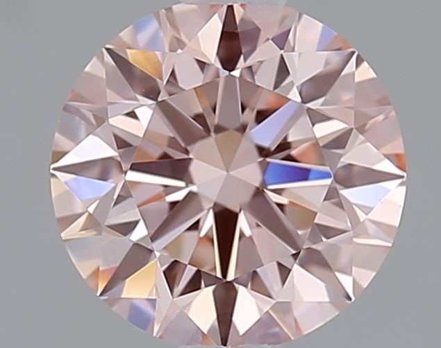 Lab-Grown ROUND Diamond - 1 Carat, Fancy Intense Pink Color, VS1 Clarity | Sustainable Luxury, Dazzling Brilliance | IGI | Certified LG635485741