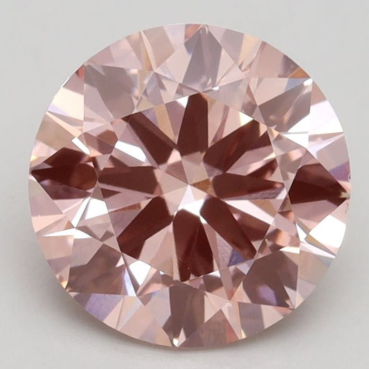 Lab-Grown ROUND Diamond - 2.63 Carat, Fancy Intense Pink Color, VS1 Clarity | Sustainable Luxury, Dazzling Brilliance | IGI | Certified LG532244534