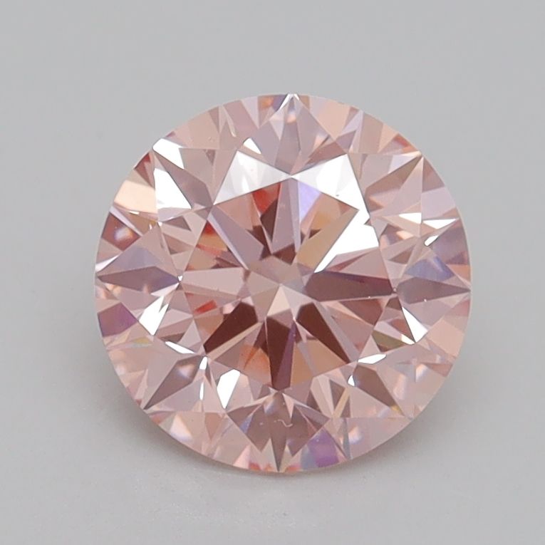 Lab-Grown ROUND Diamond - 1.4 Carat, Fancy Intense Pink Color, VS1 Clarity | Sustainable Luxury, Dazzling Brilliance | IGI | Certified LG529285442