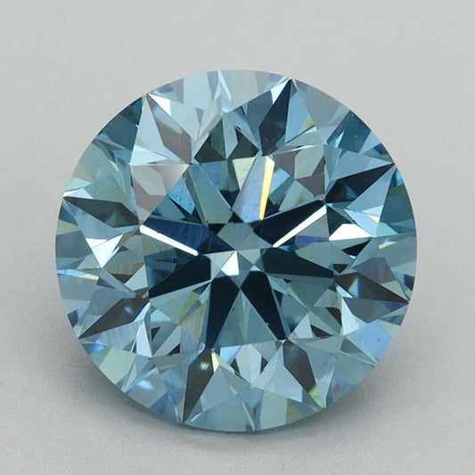 Lab-Grown ROUND Diamond - 3.11 Carat, Fancy Vivid Blue Color, VS1 Clarity | Sustainable Luxury, Dazzling Brilliance | IGI | Certified LG644442233