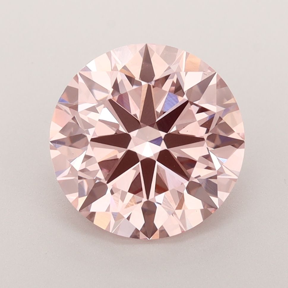 Lab-Grown ROUND Diamond - 3.01 Carat, Fancy Intense Pink Color, VS1 Clarity | Sustainable Luxury, Dazzling Brilliance | IGI | Certified LG584353559