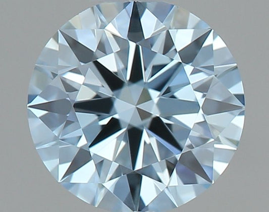 Lab-Grown ROUND Diamond - 0.51 Carat, Fancy Intense Blue Color, VVS2 Clarity | Sustainable Luxury, Dazzling Brilliance | IGI | Certified LG646476026