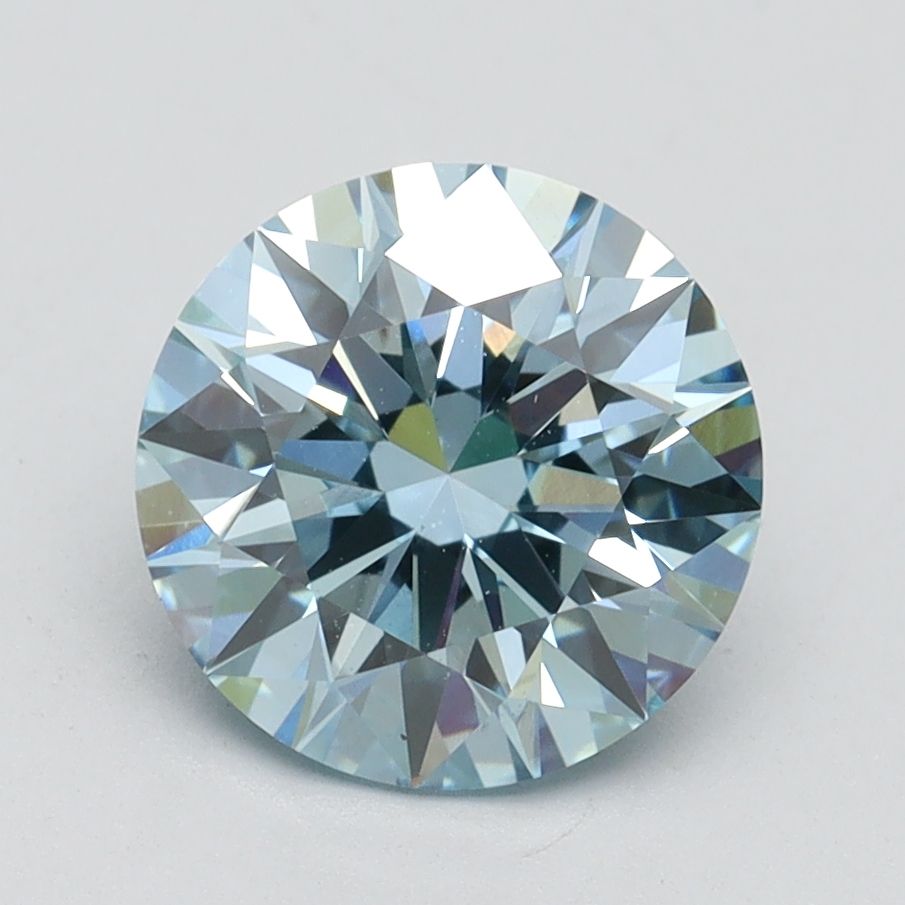 Lab-Grown ROUND Diamond - 2.24 Carat, Fancy Intense Blue Color, VS1 Clarity | Sustainable Luxury, Dazzling Brilliance | IGI | Certified LG595383092