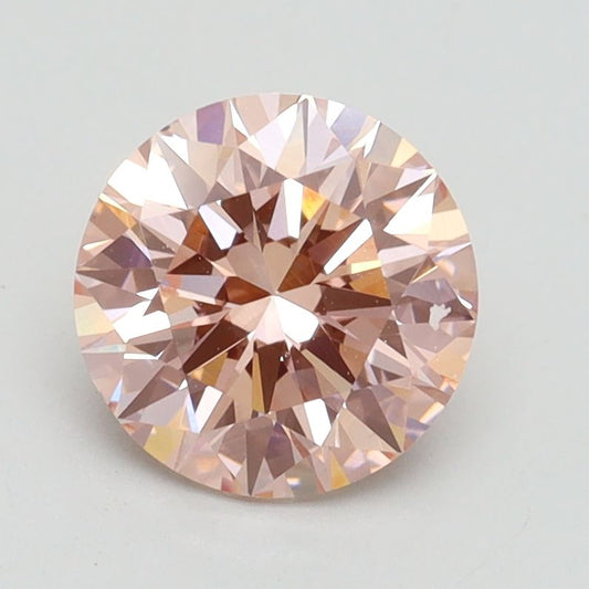 Lab-Grown ROUND Diamond - 1.5 Carat, Fancy Intense Pink Color, VS2 Clarity | Sustainable Luxury, Dazzling Brilliance | IGI | Certified LG539236550