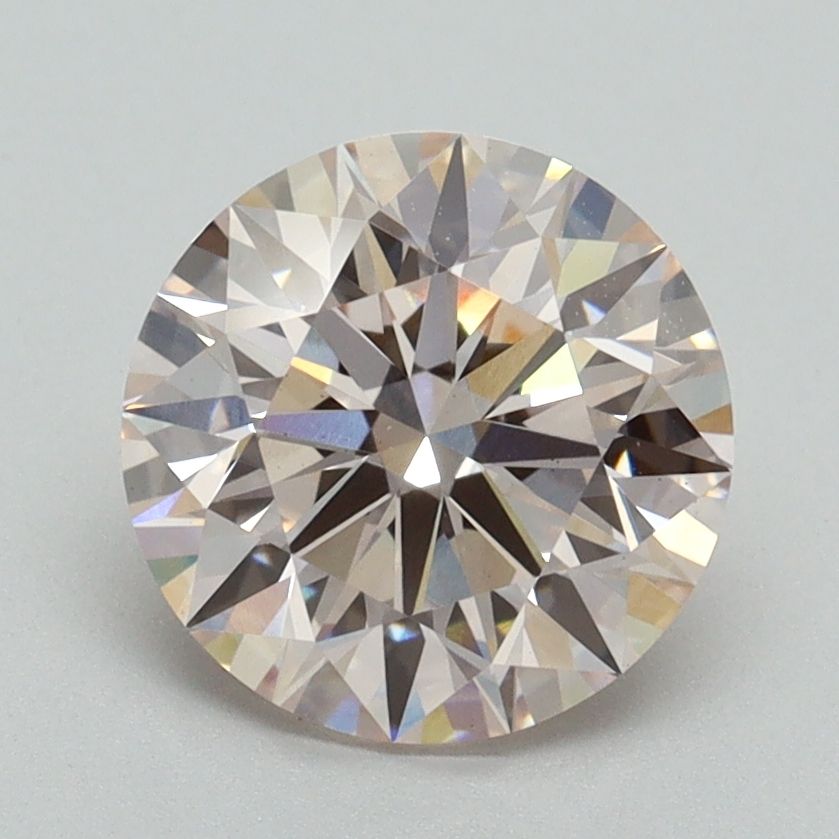 Lab-Grown ROUND Diamond - 2.09 Carat, Fancy Pink Color, VS1 Clarity | Sustainable Luxury, Dazzling Brilliance | IGI | Certified LG636468744