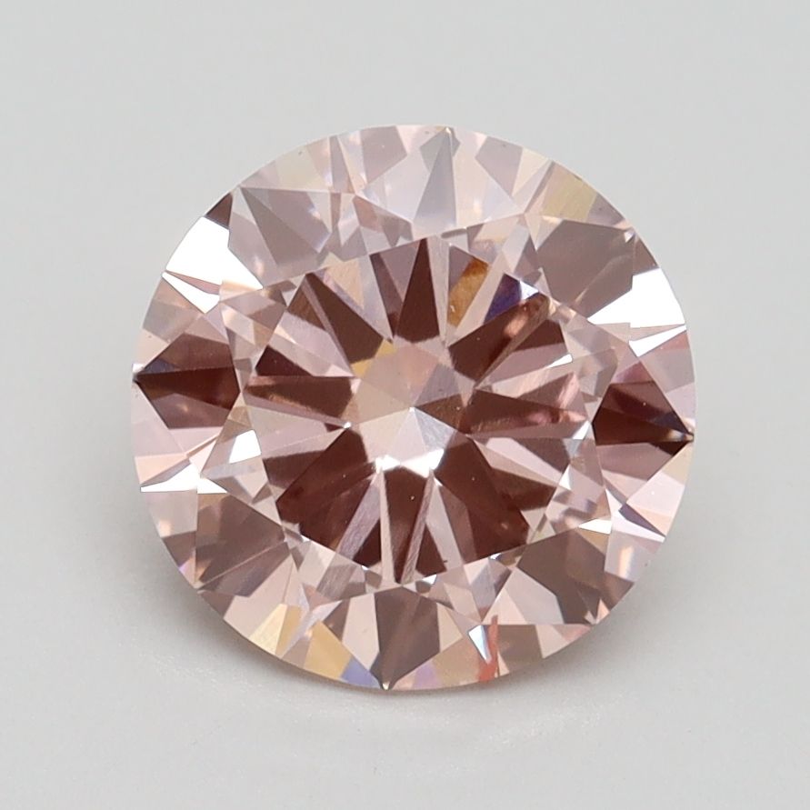 Lab-Grown ROUND Diamond - 2.05 Carat, Fancy Intense Pink Color, SI1 Clarity | Sustainable Luxury, Dazzling Brilliance | IGI | Certified LG536296113