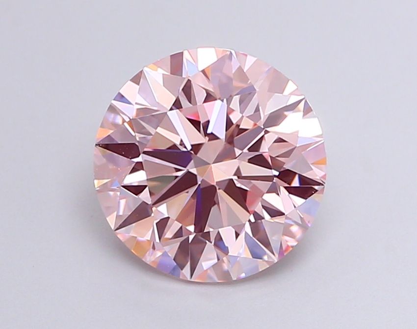 Lab-Grown ROUND Diamond - 3.53 Carat, Fancy Pink Color, VS1 Clarity | Sustainable Luxury, Dazzling Brilliance | IGI | Certified LG538280494